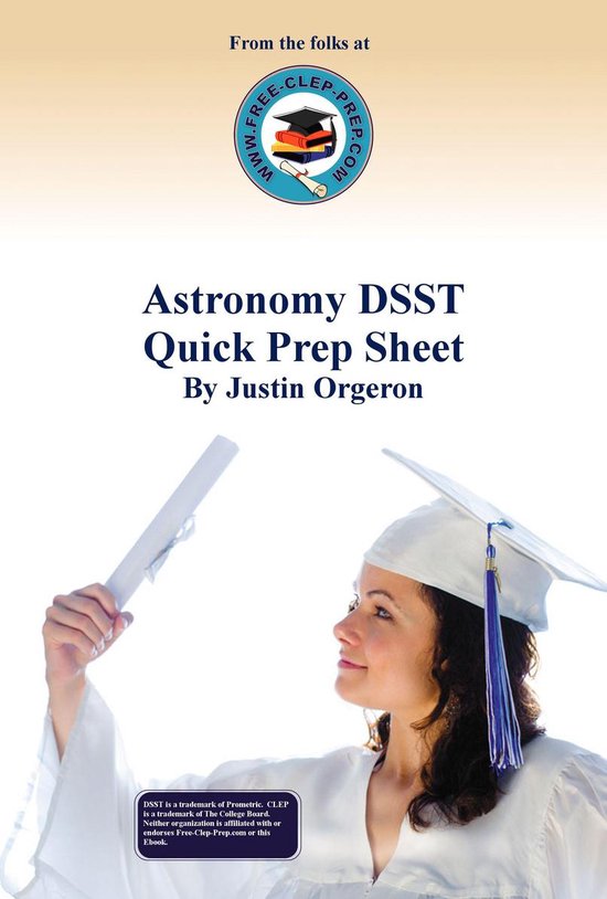 Astronomy DSST Quick Prep Sheet - cover