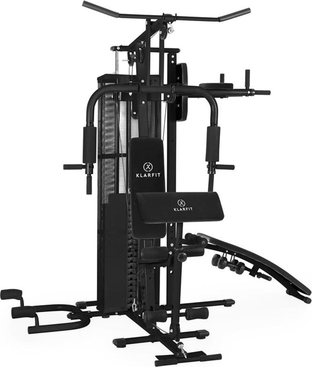 Ultimate Gym 5000 multifunctioneel FitnessStation zwart