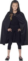 Cape noire avec capuche pour enfants Halloween - Attribut d'habillage - Taille unique