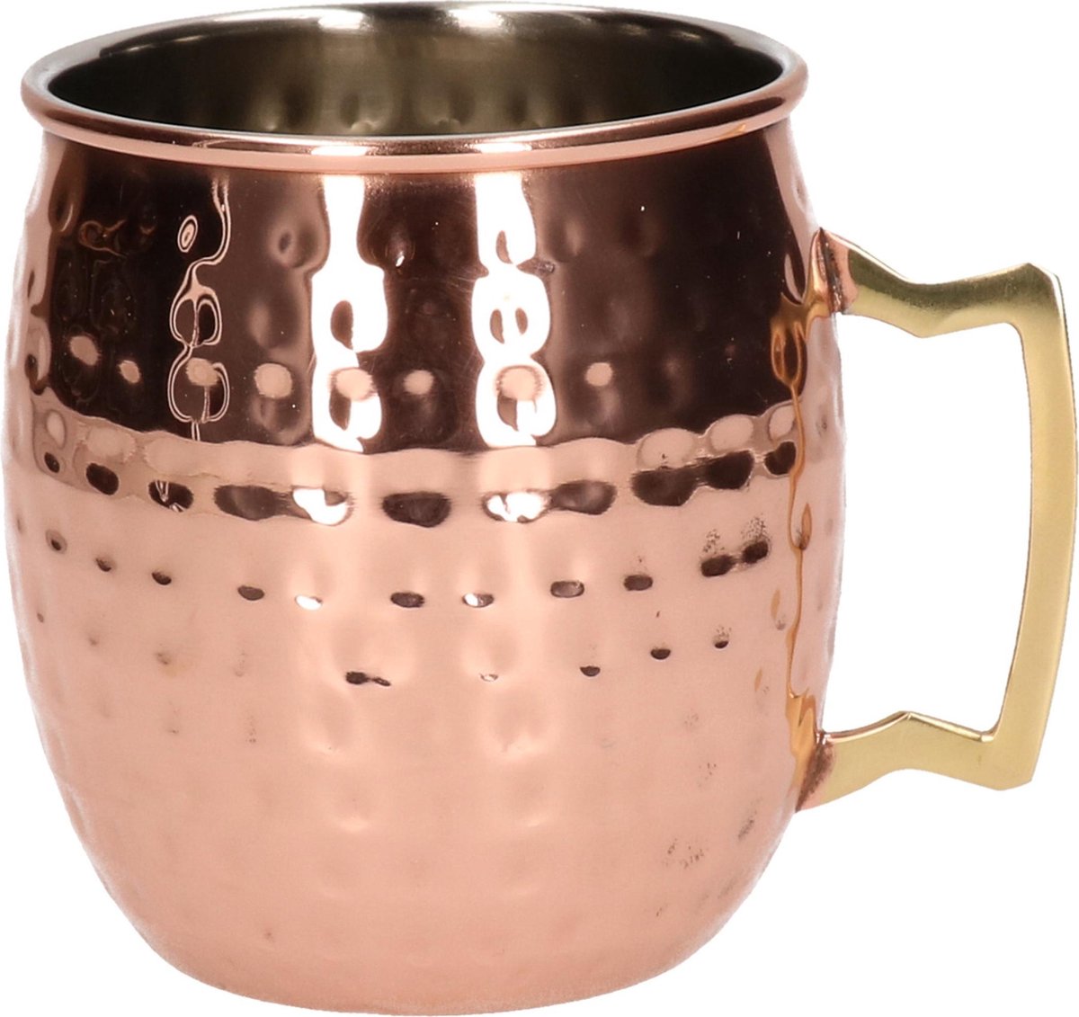 Navaris Mug Moscow Mule - 4X Verre à Cocktail 500ml en Acier