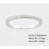 Twice As Nice Ring in 18kt verguld zilver, eternity, amethyst kleurige zirkonia 60