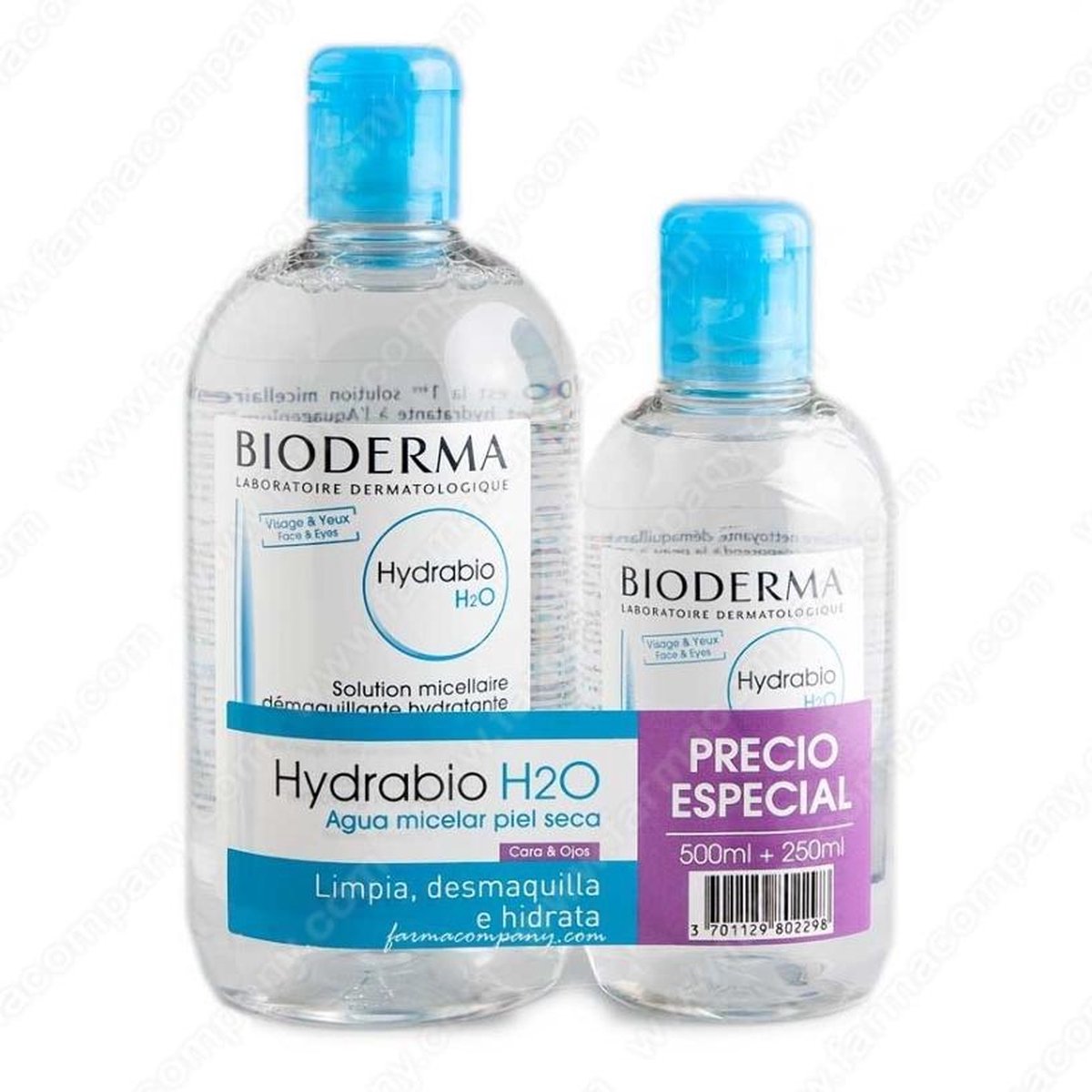 Bioderma hydrabio micellaire 500ml+250ml