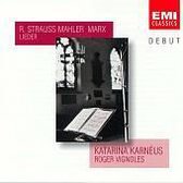 Debut - Mahler, Strauss, Marx: Songs / Karneus, Vignoles