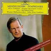 Mendelssohn: Symphony no 4 & 5 / Gardiner, Vienna PO