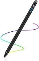 Active Stylus Pen - Oplaadbare Dual Touch Pen voor Tablet en Telefoon - Zwart