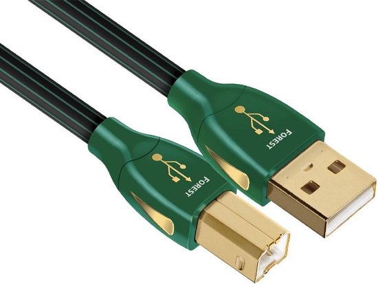 Audioquest Forest USB A naar USB B Kabel - Hifi USB Kabel - 0,75m | bol.com