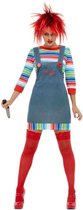 SMIFFYS - Chucky outfit voor vrouwen - XL - Volwassenen kostuums