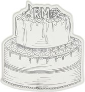 Rivièra Maison - RM Loves Pie Serving Plate - Dessertbord - Porselein - Wit