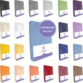 Cillows Premium Hoeslaken - Hoeslaken 140x200 t/m 160x220 cm - 100% katoen – Lichtblauw