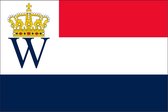 Koninklijke Watersport Vlag 80x120cm Oud Hollands