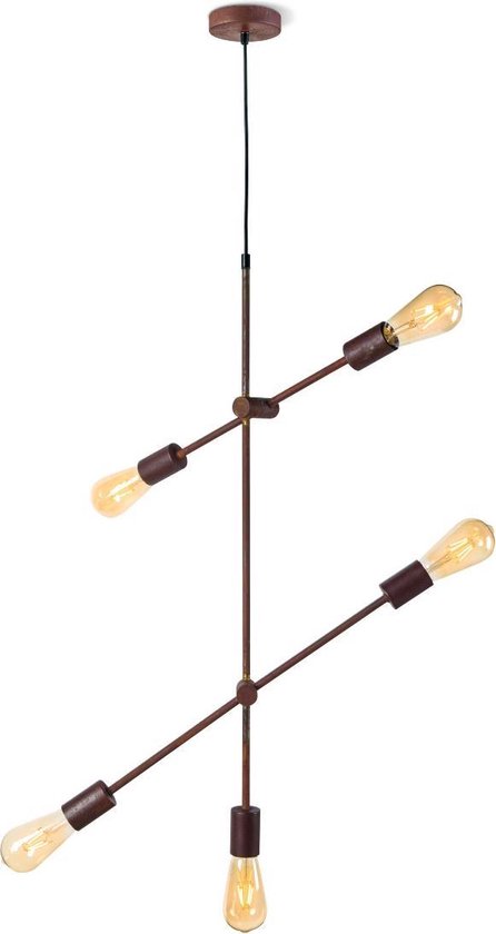 Home Sweet Home - Vintage Hanglamp Molecular - 5 lichts hanglamp gemaakt  van Metaal -... | bol.com