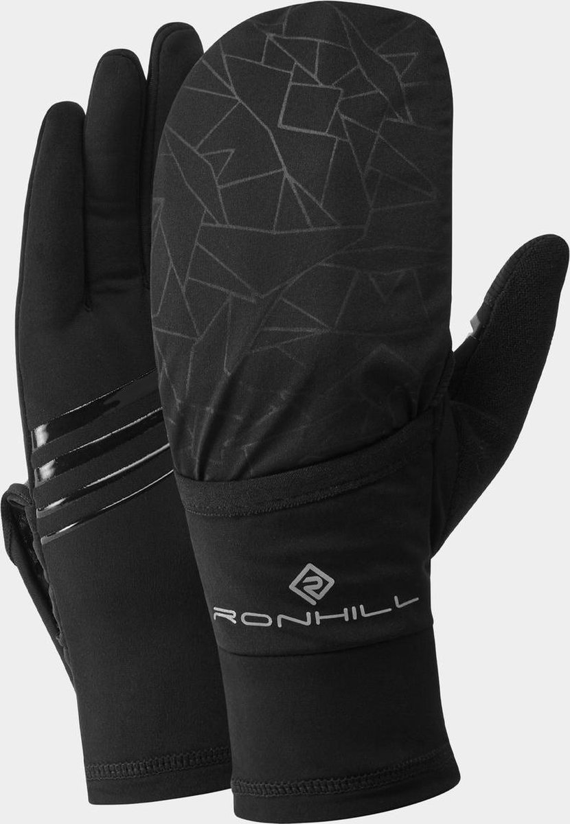 Ron Hill Wind-Block Flip Glove Zwart