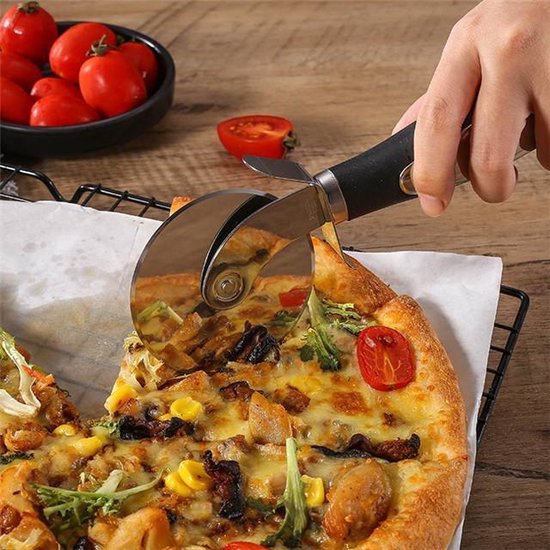 Taartschep en pizzasnijder 2st blauw OP=OP - Tasty Me