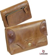 Luxe Leren portemonnee met klep | Leer Portemonnee met nieuwe Tech-RFID-folie | Leder Wallet | Echt rundleer| Leder | Kaartenhouder | Creditcardhouder | Card holder