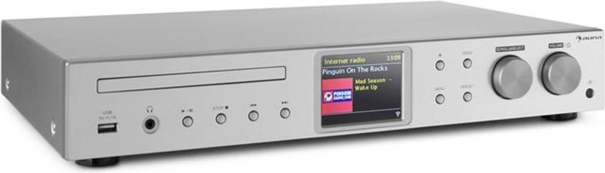Zes Noordoosten ZuidAmerika auna iTuner CD HiFi-receiver internetradio DAB+/ FM radio - CD speler -  WiFi -... | bol.com