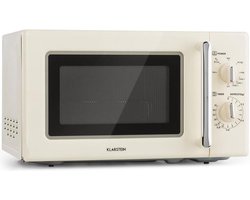 Caroline magnetron grill | 20 liter | 700 W magnetron / 1000 W grill | draaiplateau Ø 25,5cm | QuickSelect | retro design