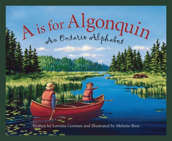 Boek cover A is for Algonquin van Lovenia Gorman