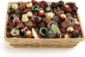 Mand met Belgische Kerstchocolade - 2,5 KG