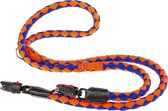 Ferplast Twist Matic Verstelbare Hondenlijn - Nylon - Oranje-Blauw - Diameter 12 mm - Maximale lengte 200 cm
