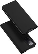 Hoesje geschikt voor Samsung Galaxy S20 FE - dux ducis skin pro book case - zwart