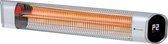 blumfeldt Dark Wave infraroodstraler - terrasverwarmer - kachel - 2000W - IP65 - aluminium behuizing - in hoogte verstelbaar