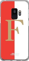 6F hoesje - geschikt voor Samsung Galaxy S9 -  Transparant TPU Case - Feyenoord - F #ffffff
