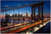 Schilderij - Brooklyn Bridge, New York