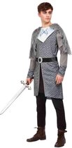 Smiffy's - Game of Thrones Kostuum - Ridderkoning - Man - Grijs - Large - Carnavalskleding - Verkleedkleding