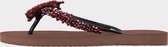Uzurii Precious Deluxe Red dames slippers, Taupe, maat: 41/42