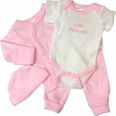 Soft Touch Babykleding Set Princess Roze 4-delig Mt 50/56