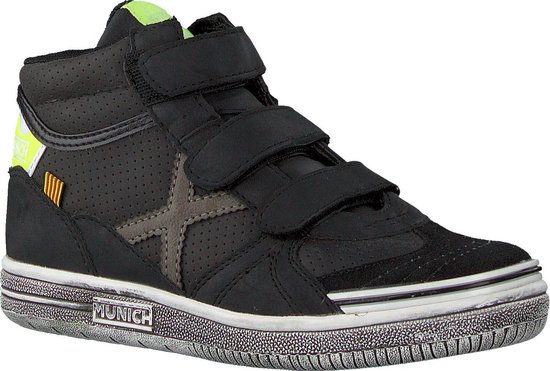 Munich Jongens Hoge sneakers G3 Boot Velcro - Zwart - Maat 34 | bol.com