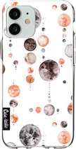 Casetastic Apple iPhone 12 Mini Hoesje - Softcover Hoesje met Design - Moon Phases Print