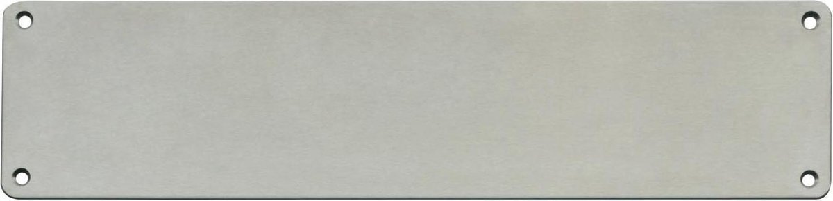 Intersteel Deurplaat 80 mm x 330 mm rvs geborsteld