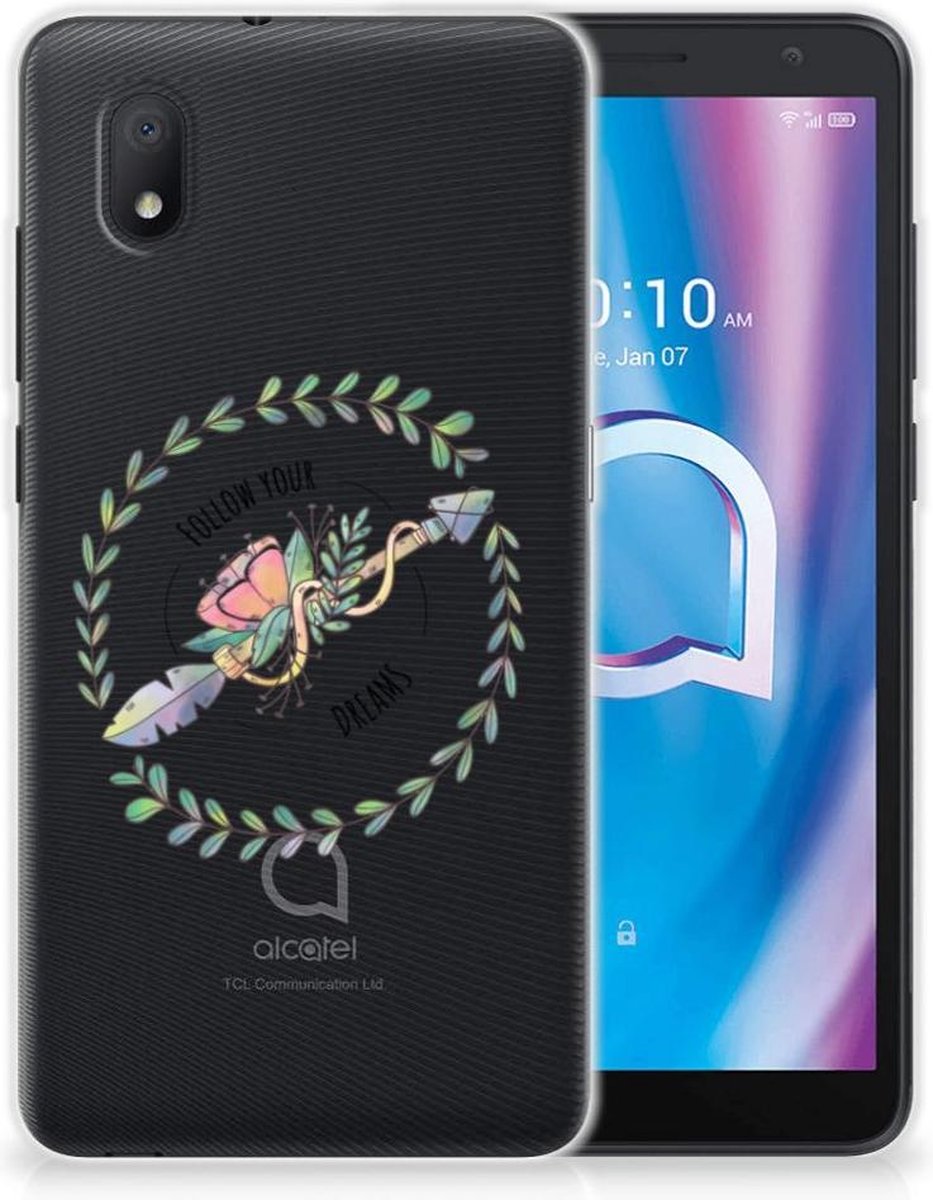 Alcatel 1B (2020) Telefoonhoesje met Naam Boho Dreams