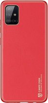 Hoesje geschikt voor Samsung Galaxy A71 - dux ducis yolo case - rood