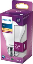 Philips Lighting 76323700 LED-lamp Energielabel E (A - G) E27 Peer 2.2 W = 25 W Warmwit (Ø x l) 6 cm x 10.4 cm 1 stuk(s)