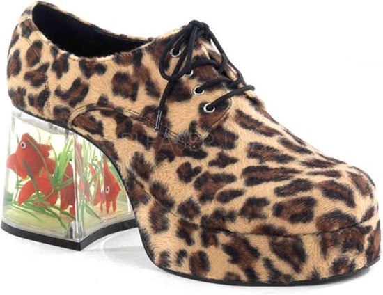 Chaussures Funtasma Low -XL- PIMP-02 US 14 Zwart/ Cream