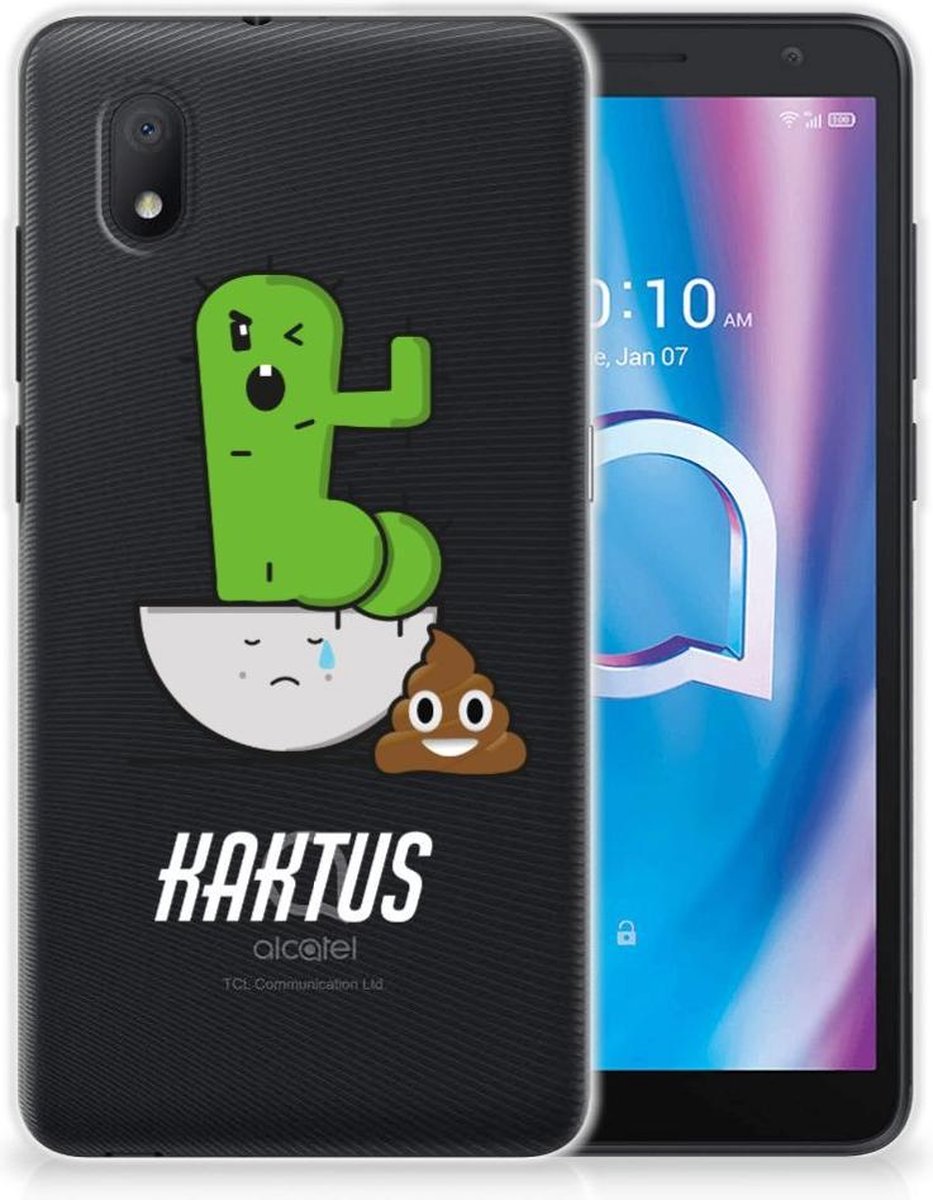 Alcatel 1B (2020) Telefoonhoesje met Naam Cactus Poo