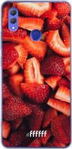 Honor Note 10 Hoesje Transparant TPU Case - Strawberry Fields #ffffff