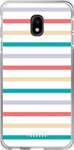 Samsung Galaxy J3 (2017) Hoesje Transparant TPU Case - Pastel Tracks #ffffff