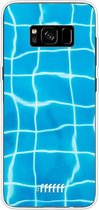 Samsung Galaxy S8 Plus Hoesje Transparant TPU Case - Blue Pool #ffffff