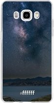 Samsung Galaxy J5 (2016) Hoesje Transparant TPU Case - Landscape Milky Way #ffffff