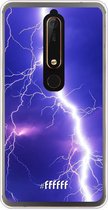 Nokia 6 (2018) Hoesje Transparant TPU Case - Thunderbolt #ffffff