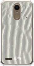 LG K10 (2018) Hoesje Transparant TPU Case - Sandy #ffffff