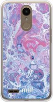 LG K10 (2018) Hoesje Transparant TPU Case - Liquid Amethyst #ffffff