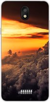LG K30 (2019) Hoesje Transparant TPU Case - Sea of Clouds #ffffff