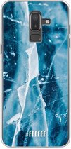 Samsung Galaxy J8 (2018) Hoesje Transparant TPU Case - Cracked Ice #ffffff
