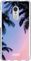 Xiaomi Redmi 5 Hoesje Transparant TPU Case - Sunset Palms #ffffff