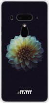HTC U12+ Hoesje Transparant TPU Case - Just a perfect flower #ffffff