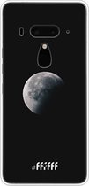 HTC U12+ Hoesje Transparant TPU Case - Moon Night #ffffff